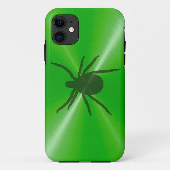 Tick Lime Green Lyme Disease Phone Case (Back)