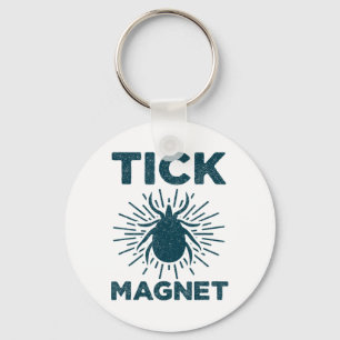 Tick Magnet Shirt Funny Camping And Hiking Bug Shi Keychain
