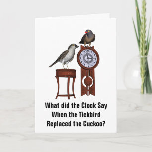 Tickbird Humour Card