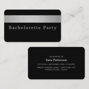 Ticket de la fête de Bachelorette, bande d'huile d