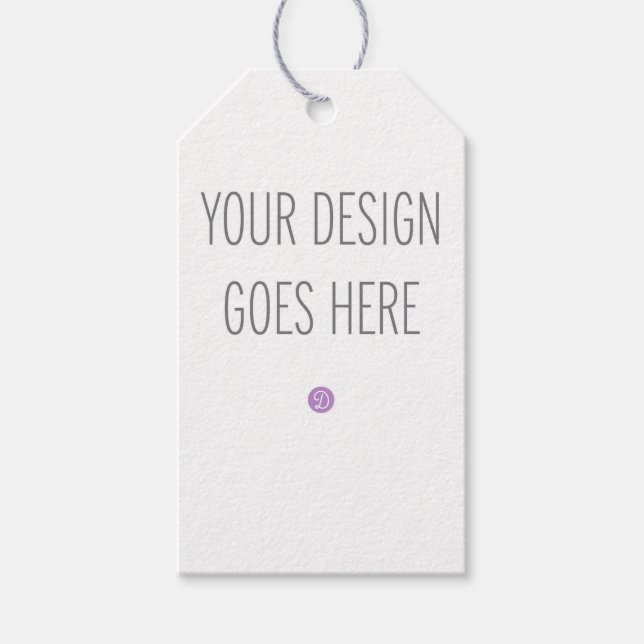 Ticket Shape Tag Printing (Front)