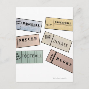Ticket Stubs Postcard