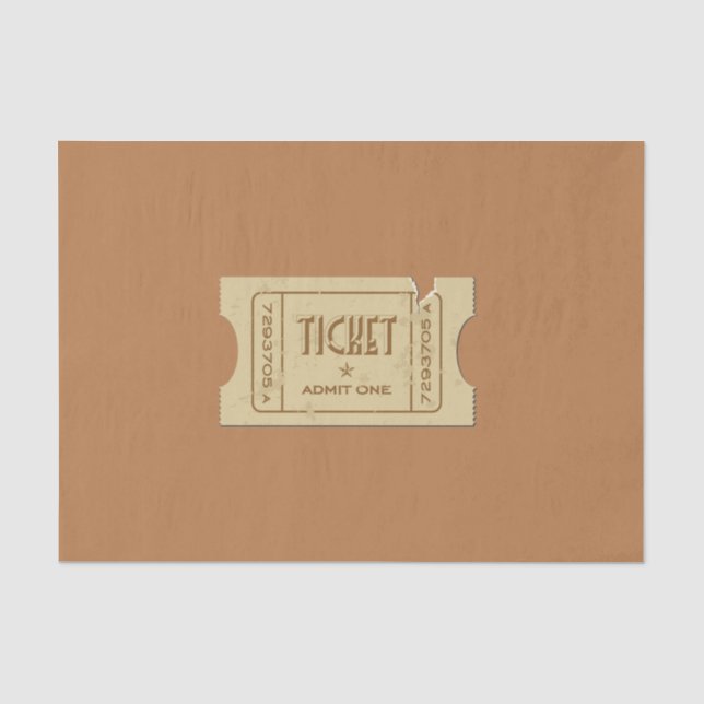 Ticket Tissue Paper (Front)