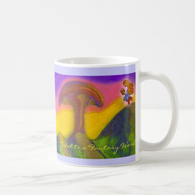 Ticket to a Fantasy World Coffee Mug (Right)