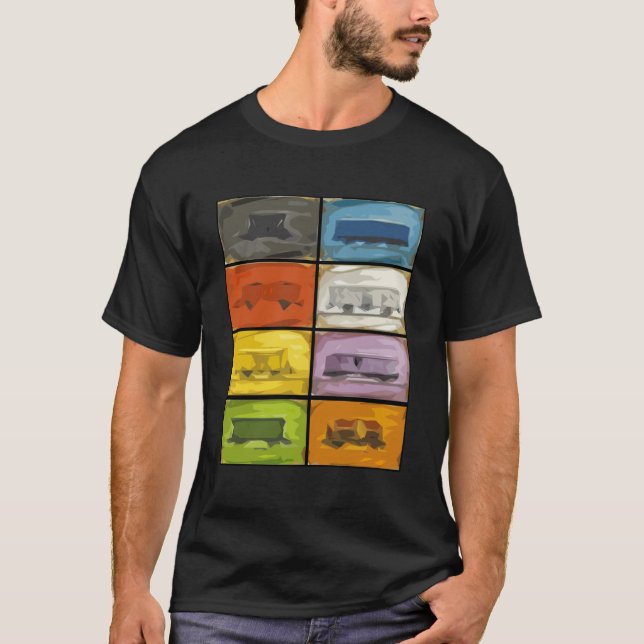 Ticket to Ride Trains Classic  T-Shirt (Front)