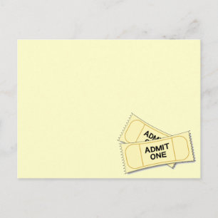 Tickets Postcard