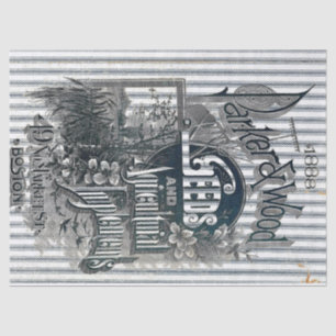 Ticking Seed Bag Tissue Paper