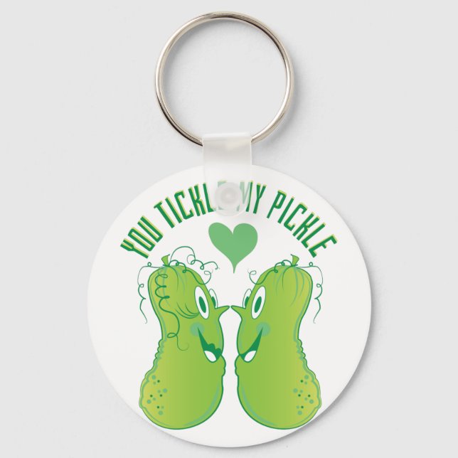 Tickle My Pickle Keychain (Front)