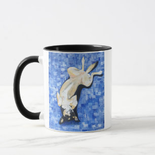 Tickle my tummy kelpie dog design mug