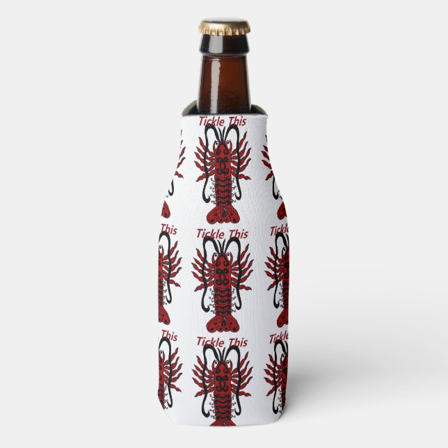 Tickle This Lobster Bottle and Can Huggies Bottle Cooler (Bottle Front)