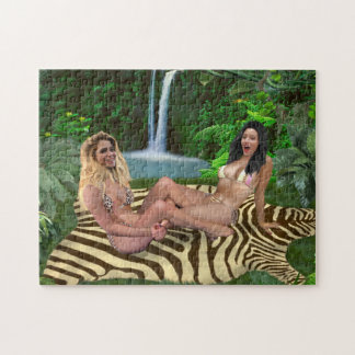 TICKLE WRESTLING BABES JIGSAW PUZZLE