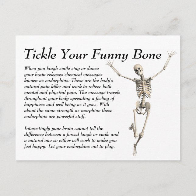 Tickle Your Funny Bone Postcard (Front)