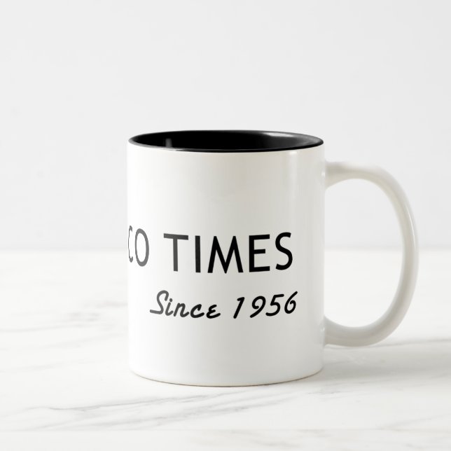 Tico Times Costa Rica Two-Tone Coffee Mug (Right)