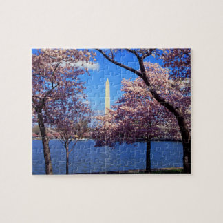 Tidal Basin Cherry Blossoms Jigsaw Puzzle