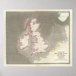 Tidal chart British Seas