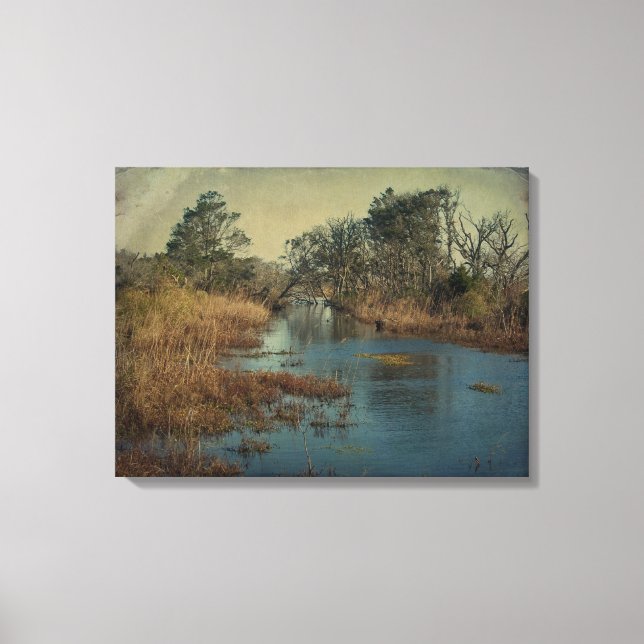 Tidal Creek - Buxton, NC - Outer Banks Canvas Print (Front)