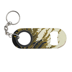 Tidal Fronds Keychain Bottle Opener