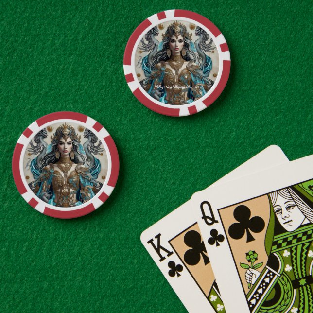 "Tidal Mythology" Poker Chips (Poker Table (Double))