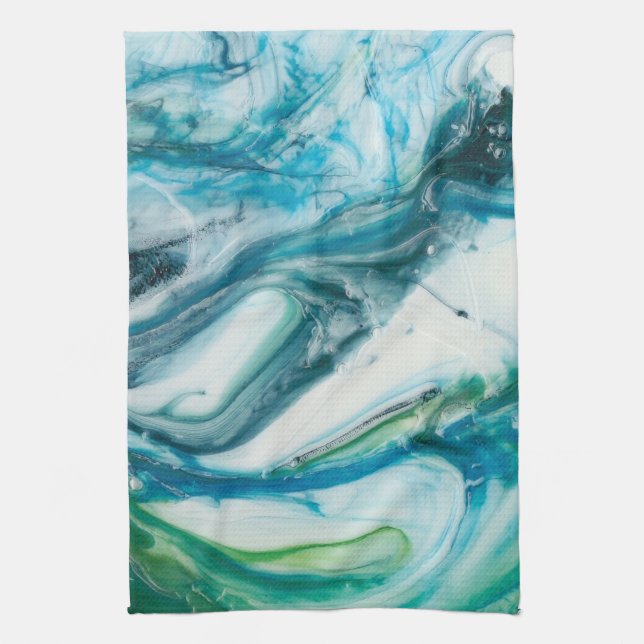 Tidal Sweep II Kitchen Towel (Vertical)