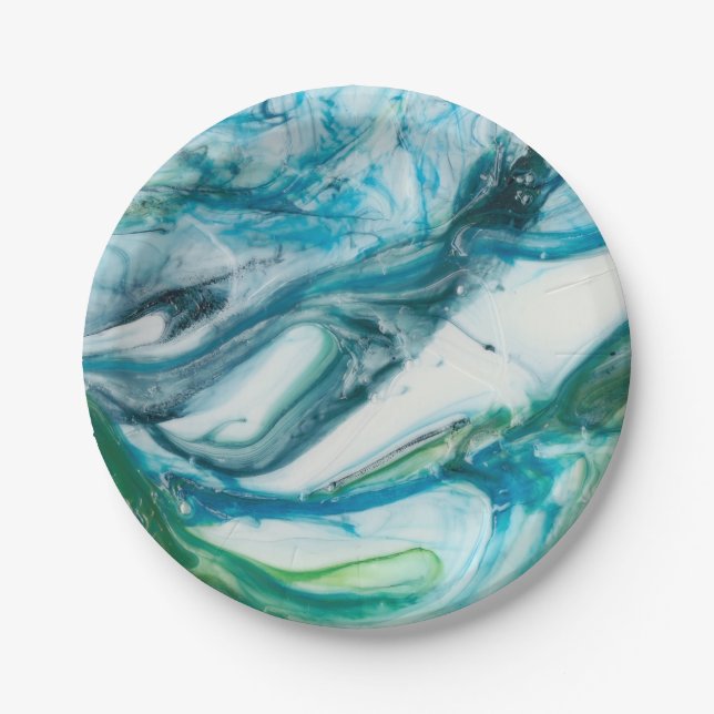 Tidal Sweep II Paper Plate (Front)