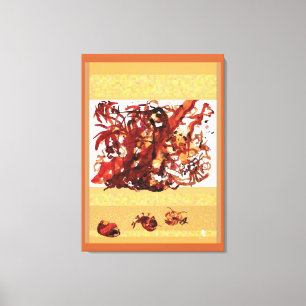 Tidal tangle canvas print