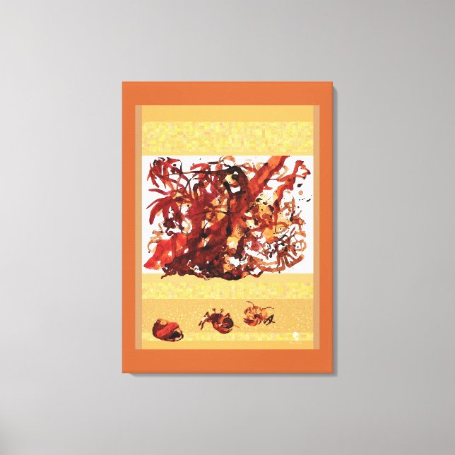 Tidal tangle canvas print (Front)