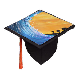 Tidal Wave   Graduation Cap Topper