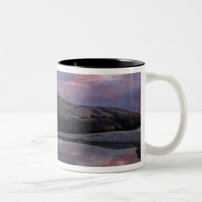 Tide Pool by Lighthouse Two-Tone Coffee Mug (Right)