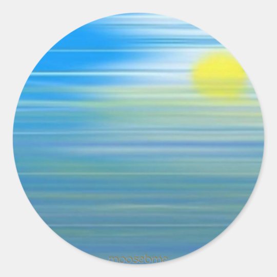 Tide Pool Round Stickers