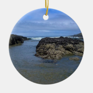 Tide Pools at Bob Creek, OR Ceramic Ornament