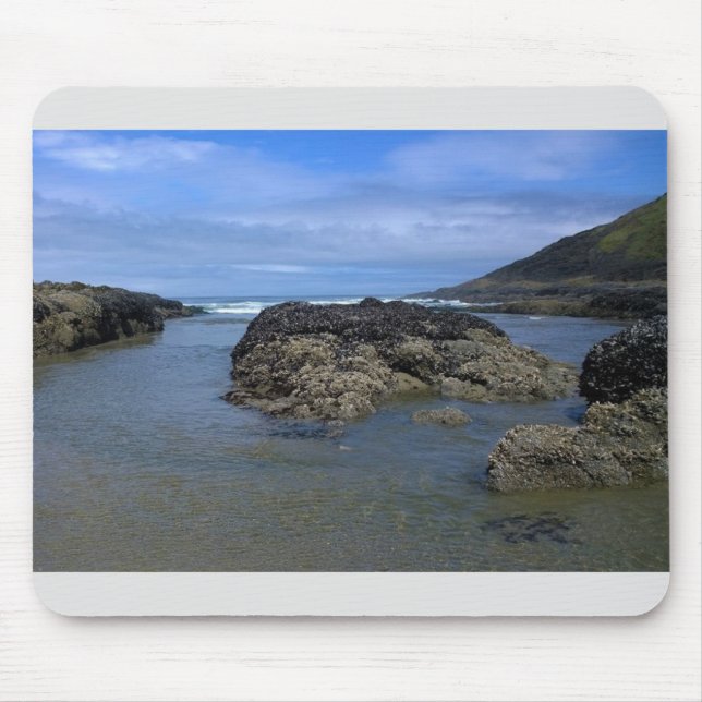 Tide Pools at Bob Creek, OR Mouse Pad (Front)