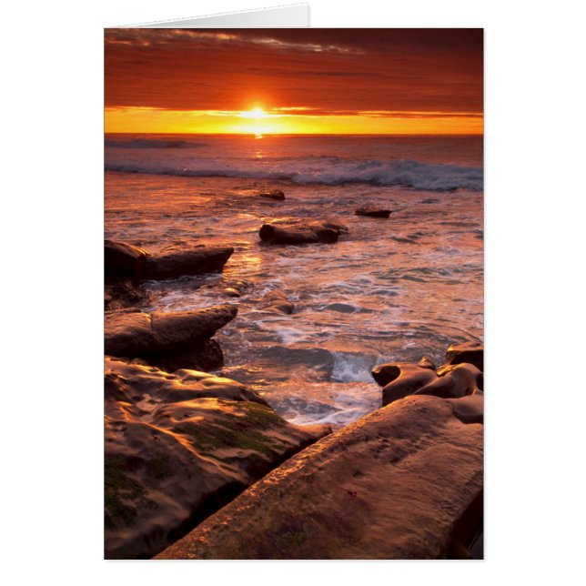 Tide pools at sunset, California (Front)