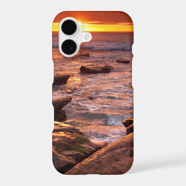 Tide pools at sunset, California (Back)