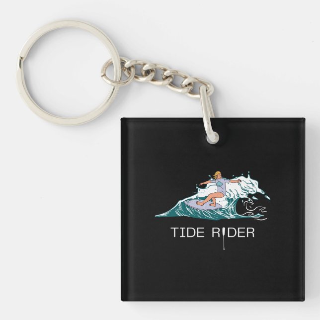 Tide Rider Keychain (Front)