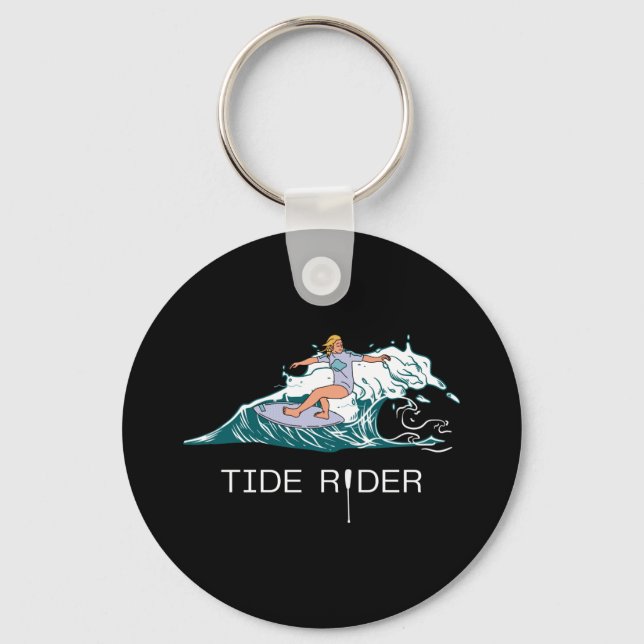 Tide Rider Keychain (Front)