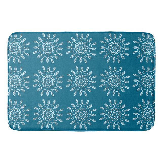 Tidepool Mandala Bath Mat (Front)