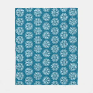 Tidepool Mandala Fleece Blanket