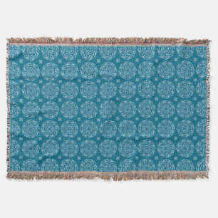 Tidepool Mandala Throw Blanket