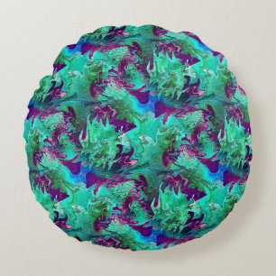 Tidepools..... Round Pillow