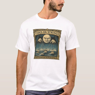 Tides On Strings Moon Puppet Stage T-Shirt