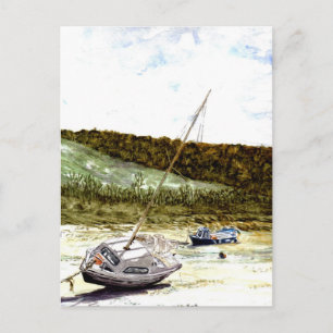 'Tide's Out' Postcard