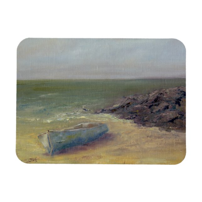 Tide's Rolling In - Boat on the Shore Magnet (Horizontal)