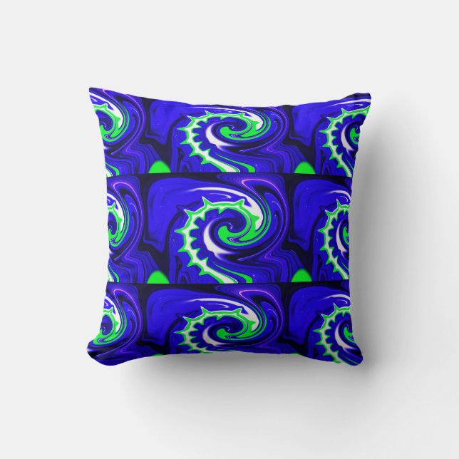 Tides Throw Pillow (Front)
