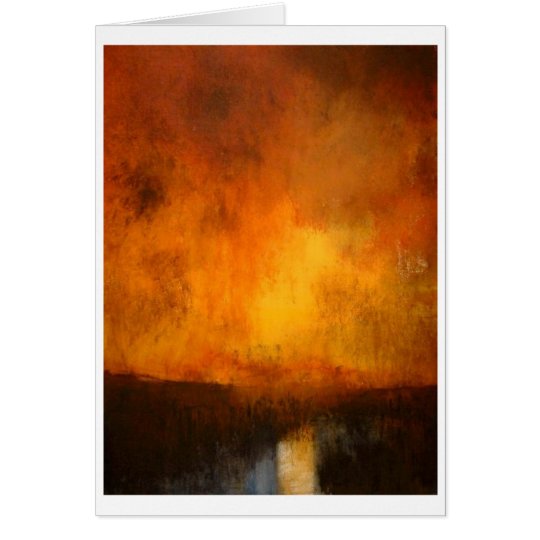 Tidewater Marsh_24x18 Gouache - C... - Customized Card