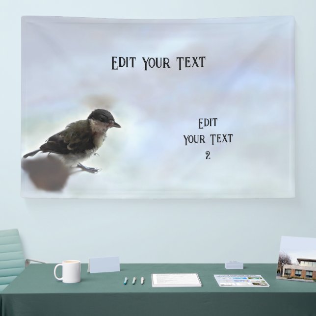 Tidi my Bird the Parus Major Banner (Tradeshow)