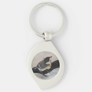 Tidi my Bird the Parus Major Keychain