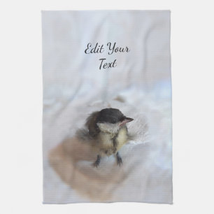Tidi my Bird the Parus Major Kitchen Towel