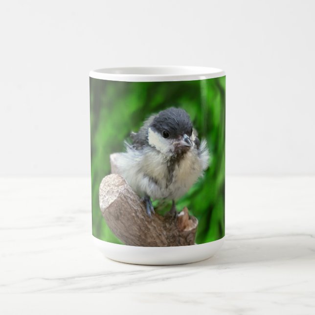 Tidi my Bird the Parus Major Magic Mug (Center)