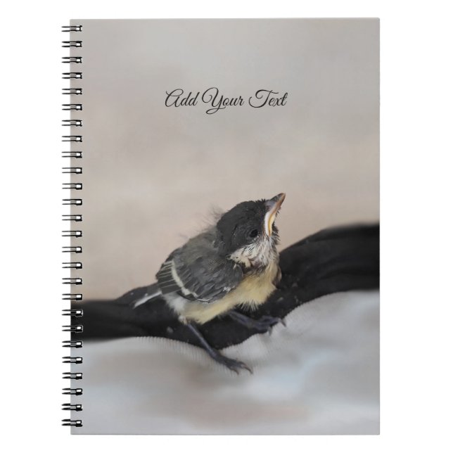 Tidi my Bird the Parus Major Notebook (Front)