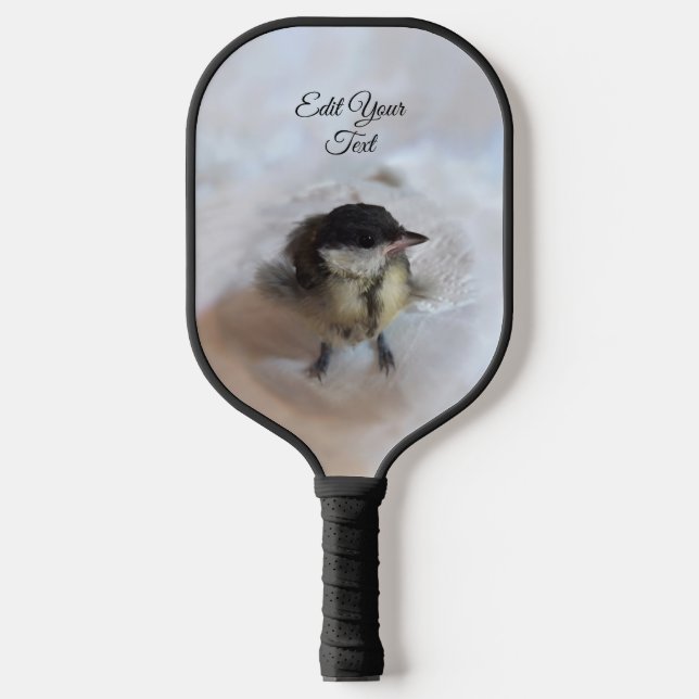 Tidi my Bird the Parus Major Pickleball Paddle (Front)